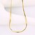 cheap Men&#039;s Necklaces-Men&#039;s Women&#039;s Chain Necklace - Gold Plated Snake Simple Style DIY Gold Necklace Jewelry For Daily, Casual