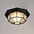 billige Taklamper med dimming-27 cm Anti-refleksjon / Øyebeskyttelse Skyllmonteringslys Metall Glass Malte Finishes Retro Rød 110-120V / 220-240V