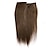 cheap Tape in Hair Extensions-Flip In Human Hair Extensions Classic Remy Human Hair Human Hair Extensions Halo Extensions Women&#039;s Medium Brown