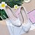 cheap Wedding Shoes-Women&#039;s Wedding Shoes Glitter Crystal Sequined Jeweled Wedding Solid Colored Imitation Pearl Lace Flower Cone Heel Low Heel Pointed Toe Round Toe Basic Lace Leatherette White