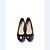 cheap Women&#039;s Flats-Women&#039;s Flats Outdoor Summer Bowknot Flat Heel Square Toe Comfort Flocking Leatherette Black Red