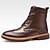 cheap Men&#039;s Boots-Men&#039;s Boots Bootie Combat Boots Martin Boots Casual Casual Outdoor Cowhide Booties / Ankle Boots Black Brown Fall Winter / Lace-up
