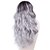 Χαμηλού Κόστους Συνθετικές Trendy Περούκες-Συνθετικές Περούκες Σγουρά Κυματομορφή Σώματος Κυματομορφή Σώματος Μέσο μέρος Περούκα Μακρύ Γκρι Συνθετικά μαλλιά 26 inch Γυναικεία Ανθεκτικό στη Ζέστη Μοντέρνα Μαλλιά με ανταύγειες Γκρι