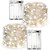 baratos Mangueiras de LED-10m Cordões de Luzes 100 LEDs Branco Quente RGB Branco Decoração do casamento de Natal Bateria / IP65