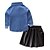 cheap Sets-Toddler Girls&#039; Clothing Set Solid Colored Color Block Long Sleeve Dresswear Regular Regular Black