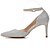 cheap Wedding Shoes-Women&#039;s Wedding Shoes Glitter Crystal Sequined Jeweled Wedding Party &amp; Evening Stiletto Heel Pointed Toe Basic Pump Ankle Strap Glitter Silver Gold