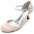 economico Scarpe da Sposa-Per donna scarpe da sposa Kitten / A cono / Basso Punta tonda / Punta aperta / Occhio di pernice Con diamantini / Brillantini / Nastro Raso Comoda / D&#039;Orsay / Decolleté Primavera / Estate Bianco