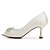 cheap Wedding Shoes-Women&#039;s Wedding Shoes Kitten Heel / Cone Heel / Low Heel Round Toe / Peep Toe Rhinestone / Crystal / Sparkling Glitter Satin Comfort / Basic Pump Spring / Summer Black / White / Purple