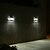 voordelige Tuinlampen-8pcs zonne-energie 2-ledig draadloos roestvrij stalen trap trap wit licht trap pad landschap tuin vloer muur patio lamp moderne armatuur
