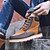 cheap Men&#039;s Boots-Men&#039;s Comfort Shoes Fashion Boots Fall / Winter Casual Outdoor Boots Nubuck leather / Fleece Mid-Calf Boots Black / Yellow / Blue / Split Joint / EU40