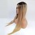 cheap Synthetic Trendy Wigs-Synthetic Wig Straight Style Capless Wig Blonde Black / Medium Auburn Synthetic Hair Women&#039;s Ombre Hair / Dark Roots / Middle Part Blonde Wig Long Natural Wigs