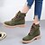 cheap Women&#039;s Boots-Women&#039;s Boots Outdoor Winter Lace-up Flat Heel Cowboy / Western Boots Combat Boots Suede Black Brown Green