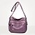 cheap Crossbody Bags-Women&#039;s Bags PU Leather Crossbody Bag Zipper Pocket Leather Bag Office &amp; Career Wine Black Blue Purple