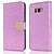 cheap Cell Phone Cases &amp; Screen Protectors-Case For Samsung Galaxy S8 Plus / S8 / S7 edge Wallet / Card Holder / Rhinestone Full Body Cases Solid Colored Hard PU Leather