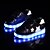 cheap Boys&#039; Shoes-Boys&#039; Comfort / Novelty / LED Shoes PU Sneakers Magic Tape White / Black Fall / Winter / Rubber
