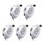Недорогие Светодиодные встраиваемые светильники-3 W 200 lm 3 Светодиодные бусины LED даунлайт Тёплый белый 85-265 V / 5 шт.