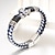 cheap Men&#039;s Bracelets-Men&#039;s Boys&#039; Geometrical Bracelet Bangles Leather Bracelet - Titanium Steel Classic, Fashion Bracelet Blue For Gift Daily