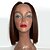 cheap Synthetic Lace Wigs-Synthetic Lace Front Wig Straight Straight Bob Lace Front Wig Medium Length Light Brown Black#1B Medium Brown Jet Black Dark Brown Synthetic Hair Women&#039;s Middle Part Bob Natural Hairline Middle Part
