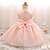 זול שמלות-בנות &#039; ללא שרוולים אחיד גרפיקה מודפסת תלת מימדית שמלות פפיון שמלה תינוק יום הולדת
