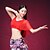 cheap Belly Dancewear-Belly Dance Tops Women&#039;s Training Modal / Spandex Ruffles Top