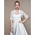 cheap Wraps &amp; Shawls-Tulle Wedding / Party / Evening Women&#039;s Wrap With Appliques Shrugs