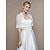 cheap Wraps &amp; Shawls-Tulle Wedding / Party / Evening Women&#039;s Wrap With Appliques Shrugs