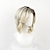 cheap Synthetic Trendy Wigs-Synthetic Wig Curly Wavy Natural Wave Curly With Bangs Wig Blonde Short Blonde Synthetic Hair Women&#039;s Ombre Hair Highlighted / Balayage Hair Side Part Blonde
