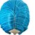 tanie Peruki syntetyczne modne-Peruki syntetyczne Prosta Prosta Fryzura cieniowana Peruka Krótkie Niebieski Włosie synetyczne Damskie Część boczna Niebieski