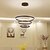 cheap Circle Design-1-Light UMEI™ 80 cm Dimmable Pendant Light Aluminum Acrylic Brushed Modern Contemporary 220-240V / 100-120V