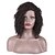 cheap Synthetic Trendy Wigs-Synthetic Wig Curly Afro Jerry Curl Afro Jerry Curl Layered Haircut Wig Short Medium Length Medium Brown Synthetic Hair Women&#039;s Natural Hairline Brown