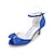 cheap Wedding Shoes-Women&#039;s Wedding Shoes Stiletto Heel Peep Toe Rhinestone / Bowknot / Hollow-out Satin Basic Pump Spring / Summer Blue / Champagne / Ivory / Party &amp; Evening
