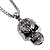 cheap Men&#039;s Necklaces-Men&#039;s Pendant Necklace Chain Necklace Long Skull Hip-Hop Alloy Silver Necklace Jewelry One-piece Suit For Halloween Bar Cosplay Costumes