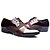 ieftine Oxfords Bărbați-Bărbați Oxfords Pantofi formali Afacere Nuntă Casual Petrecere și seară Plimbare PU Negru Maro Toamnă Primăvară / În aer liber / EU40