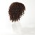abordables Perruques Synthétiques Sans Bonnet-Perruque Synthétique Bouclé Bouclé Perruque Moyen Marron Cheveux Synthétiques Femme Perruque afro-américaine Marron