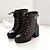 cheap Women&#039;s Boots-Women&#039;s Boots Block Heel Boots Dress Mid Calf Boots Winter Chunky Heel Round Toe Comfort Novelty Fashion Boots Faux Leather Black Yellow Brown