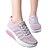 cheap Women&#039;s Sneakers-Women&#039;s Sneakers Spring / Summer Round Toe / Closed Toe Comfort Outdoor Lace-up Breathable Mesh / Fabric Black / Purple / Fuchsia