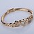 cheap Bracelets-Women&#039;s Synthetic Diamond Cuff Bracelet Heart Personalized Classic Rhinestone Bracelet Jewelry Gold For Party Daily