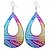 cheap Earrings-Women&#039;s Drop Earrings / Hoop Earrings - Drop Personalized, Fashion Rainbow For Casual / Going out