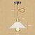 cheap Island Lights-1-Light 22 cm Anti-Glare / Mini Style / Bulb Included Pendant Light Metal Cone Painted Finishes Chic &amp; Modern 110-120V / 220-240V