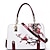 cheap Handbag &amp; Totes-Women&#039;s Bags PU Leather Tote Satchel Zipper Leather Bags Daily White Black Purple Red