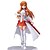 halpa Anime-toimintafiguurit-Anime Toimintahahmot Innoittamana SAO Swords Art Online Asuna Yuuki PVC 13 cm CM Malli lelut Doll Toy / Lisää tarvikkeita / Lisää tarvikkeita