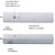billige Wifi-betjening-HKV 1m Fleksible LED-lysstriber 60 lysdioder 5050 SMD Varm hvid / Hvid Body Sensor 4.5 V / &lt;5 V 1set