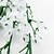 cheap Artificial Flower-White Silk Baby Breath Bouquet 6 Pieces/Lot for Floral Design and Wedding Decoration