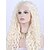 cheap Synthetic Lace Wigs-Synthetic Lace Front Wig Curly Wavy Natural Wave Kinky Curly Lace Front Wig Blonde Medium Length Long Beige Blonde Medium Blonde Synthetic Hair Women&#039;s Blonde