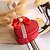 cheap Favor Holders-Heart Iron(nickel plated) Favor Holder with Bowknot Favor Boxes