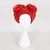 abordables Perruques de déguisement-Perruque de cosplay Perruque Synthétique Perruques de Déguisement Ondulé Ondulé Perruque Court Rouge Cheveux Synthétiques Femme Au Milieu Rouge
