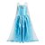 cheap Movie &amp; TV Theme Costumes-Princess Fairytale Cosplay Costume Movie Cosplay Vacation Dress Blue Dress Christmas Halloween New Year Chiffon