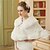 cheap Wraps &amp; Shawls-Faux Fur Wedding / Party / Evening Women&#039;s Wrap With Rhinestone / Printing / Fur Capelets