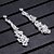 abordables Pendientes-Mujer Cristal Pendientes colgantes Básico Elegante Perla Aretes Joyas Plata / Dorado Para Boda Diario