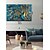 お買い得  動物画-ハング塗装油絵 手描きの - ポップアート 近代の インナーフレームなし / ローリングキャンバス